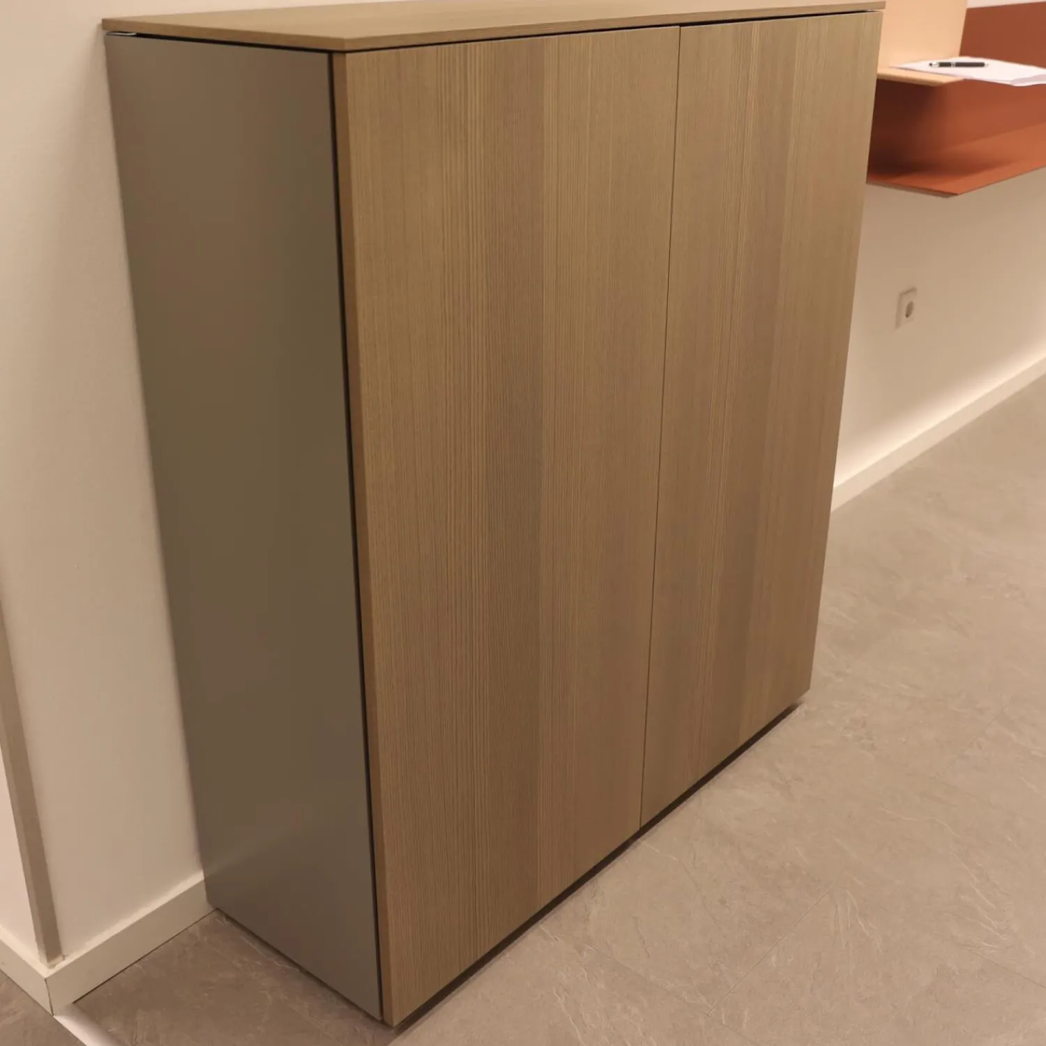 Interlübke Kommoden & Sideboards|Schuhkommode Cube Change Esche Quarz Lack-Flintgrau M24