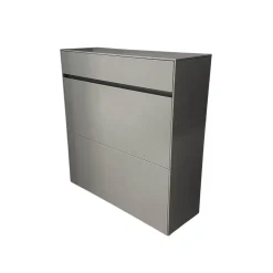 Schönbuch Schuhschränke|Schuhschrank Basisfarbe Lack Zement Grau Mit 2 Synchron Öffnenden Klappen