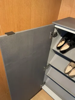 Interlübke Schuhschränke|Schuhschrank Change Türen Esche Achat Korpus Lack Matt Kitt