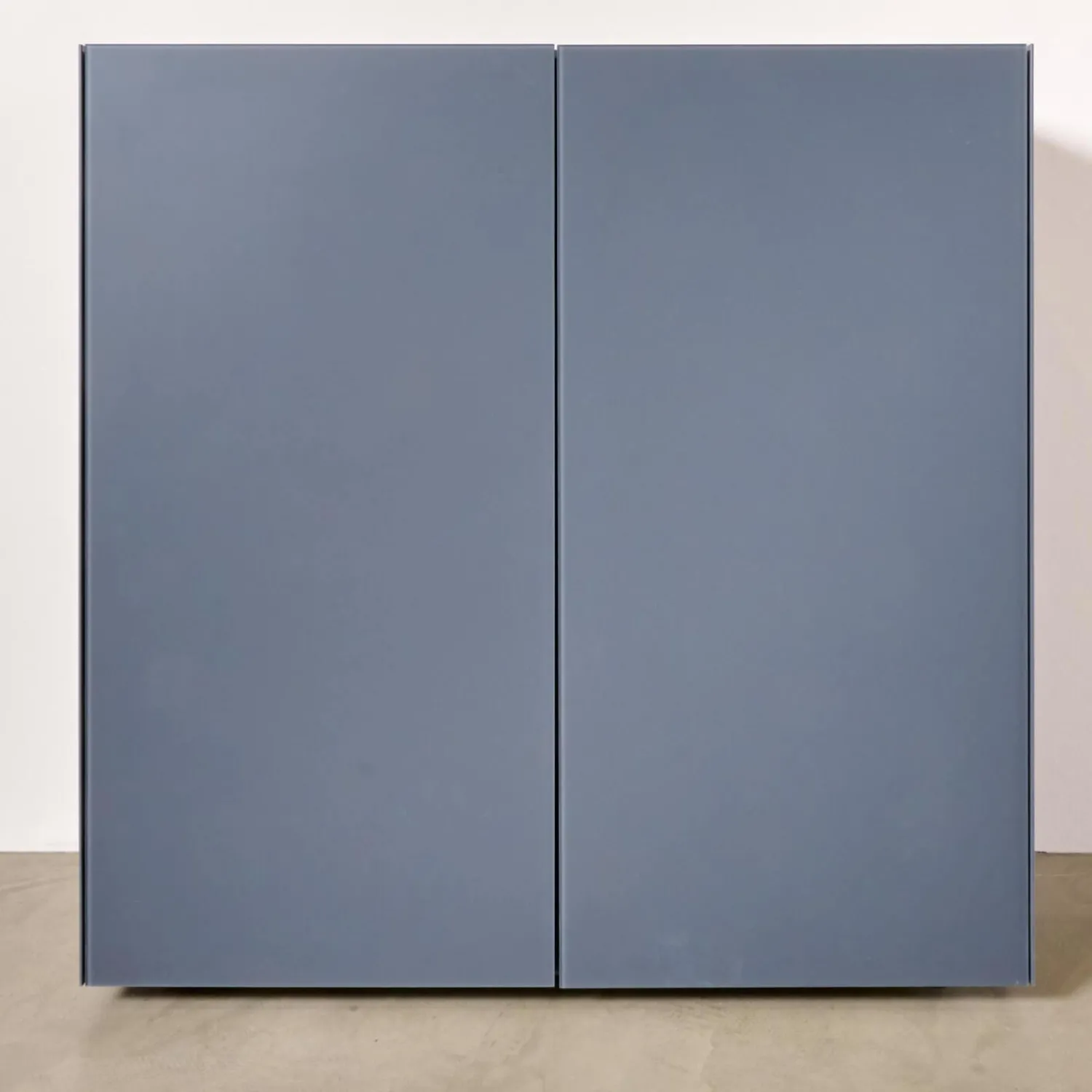 Interlübke Schuhschränke|Schuhschrank Cube Light T21 Mattlack Anthrazit Glas