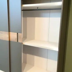 Contur Kleiderschränke|Schwebetürenschrank Loretto Dekor Smoke Nodato Chiaro Griffe