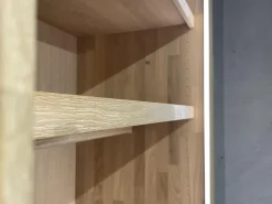 Team 7 Kleiderschränke|Schwebetürenschrank Soft Eiche Wild Weißöl Farbglas Matt Hellgrau Inklusive Innenleben Und Beleuchtung