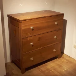 Form Exclusiv Schreibtische & Sekretäre|Sekretär Kirschbaum Griffe Metall Glänzend