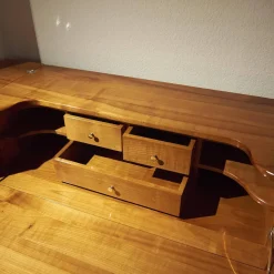 Form Exclusiv Schreibtische & Sekretäre|Sekretär Kirschbaum Griffe Metall Glänzend