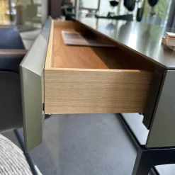 Interlübke Schreibtische & Sekretäre|Sekretär Mell M38 Capparis Schwarz Gestell Schwarz