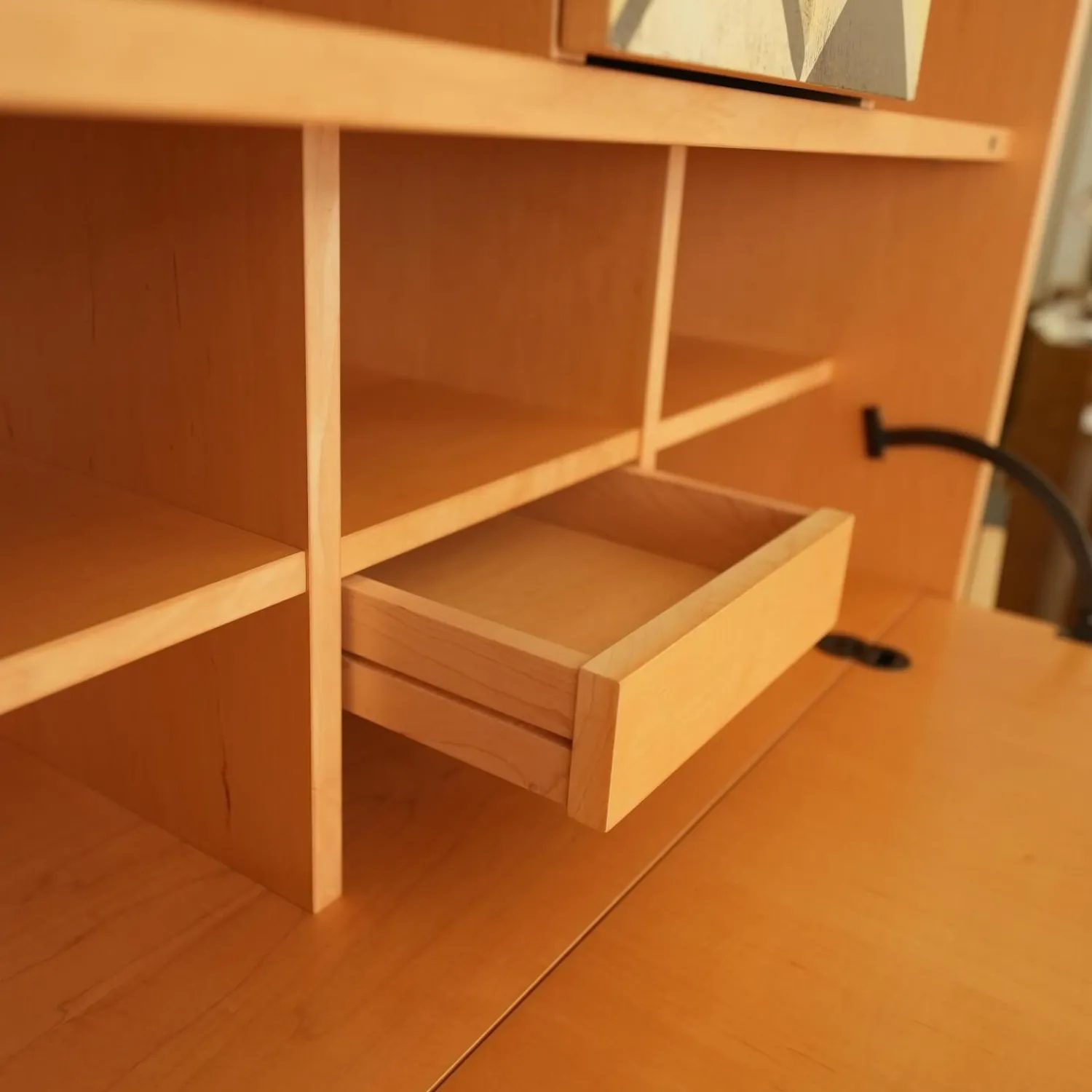 Sellaro Schreibtische & Sekretäre|Sekretär SSA Holz Ahorn mit 2 Türen