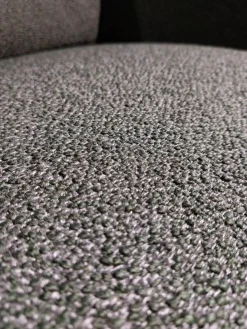 himolla Loungesessel|Sessel 7841 Stoff Crumble Bottle Grün Grau Sternfuß Stahl Anthrazit Mit Hocker