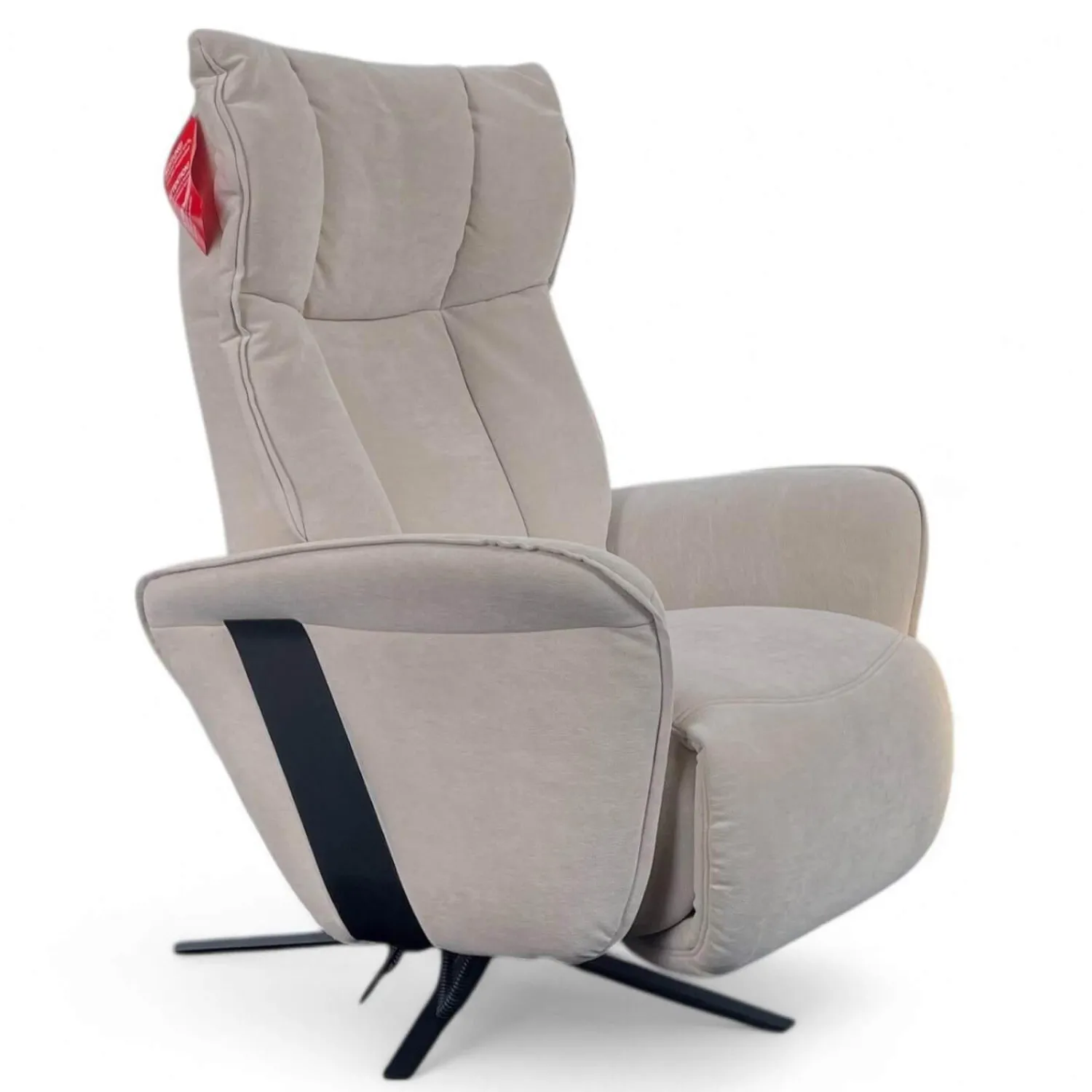 himolla Relaxsessel|Sessel 7927 Easy Swing S Stoff Nuvano Natur Grau Sternfuß Metall Anthrazit Pulverbeschichtet 2 Motorig