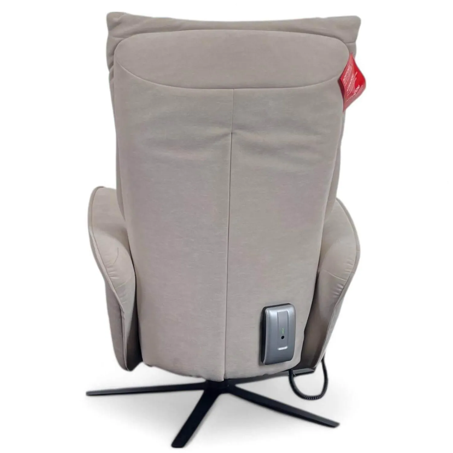 himolla Relaxsessel|Sessel 7927 Easy Swing S Stoff Nuvano Natur Grau Sternfuß Metall Anthrazit Pulverbeschichtet 2 Motorig