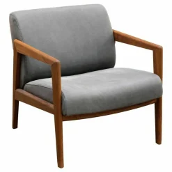 Thonet Loungesessel|Sessel 860 F Nubukleder Vollnarbig Blau-Schwarz 10 Garn 968 Ginstergelb Gestell Nussbaum