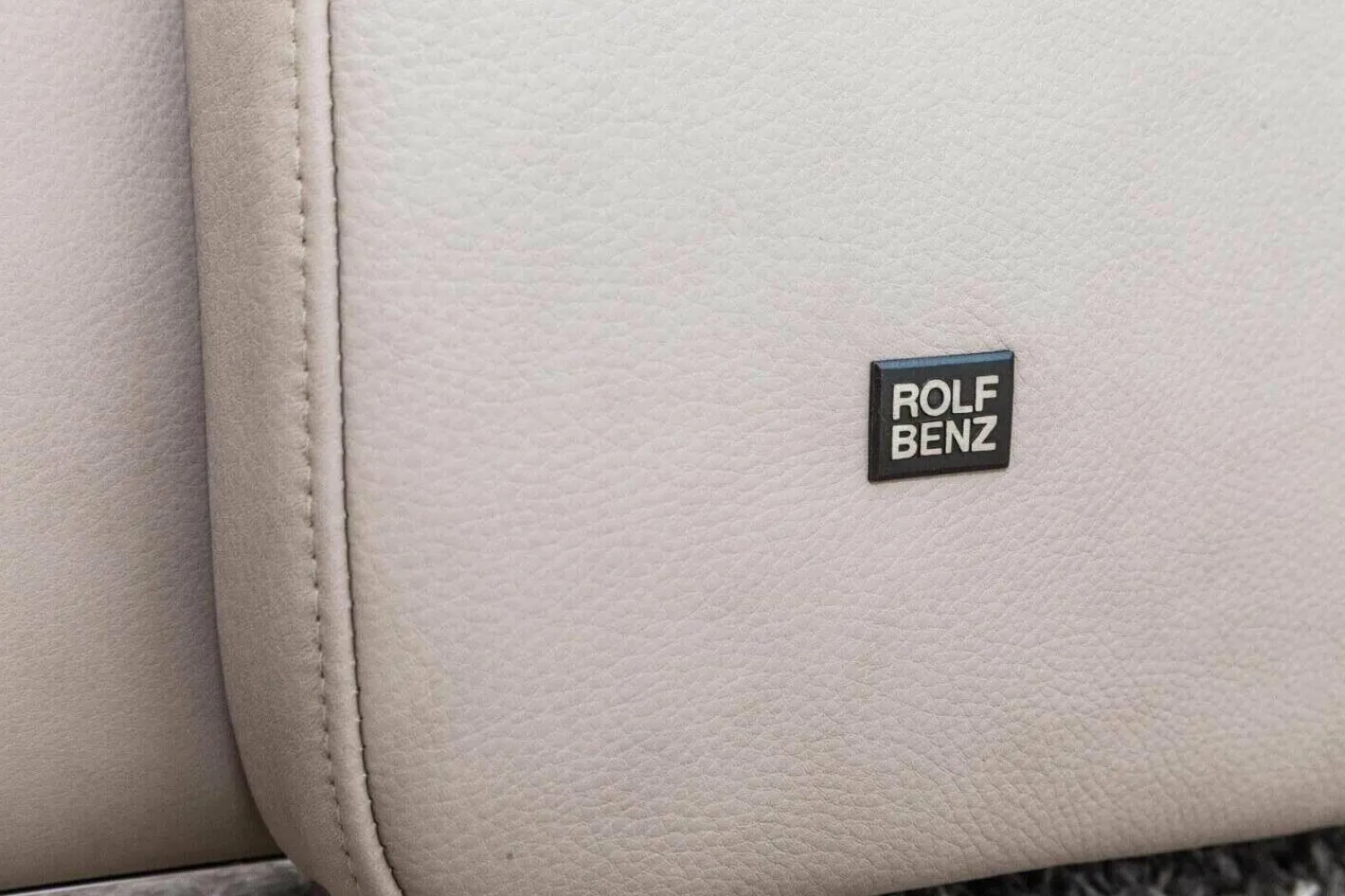 Rolf Benz Relaxsessel|Sessel 5200 Leder Beige Mit Hocker