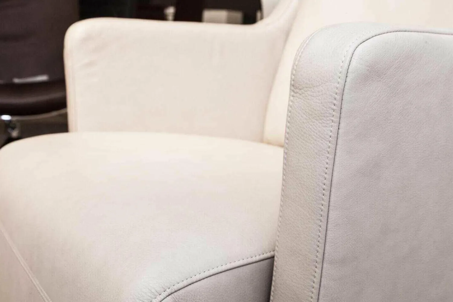 Rolf Benz Relaxsessel|Sessel 5200 Leder Beige Mit Hocker