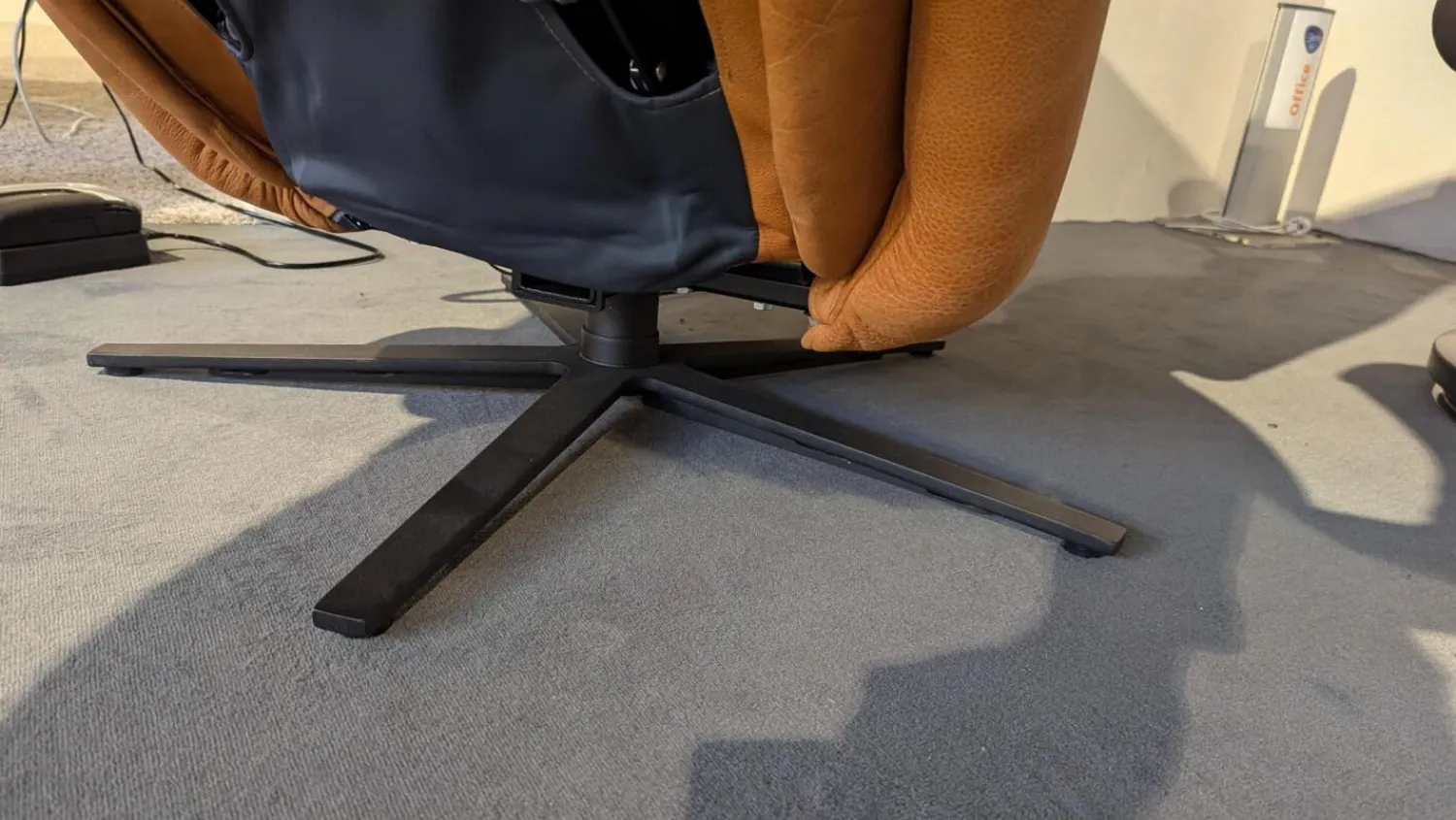 himolla Relaxsessel|Sessel 7721 Leder Buffalo 33 Ocker Braun Sternfuß Anthrazit