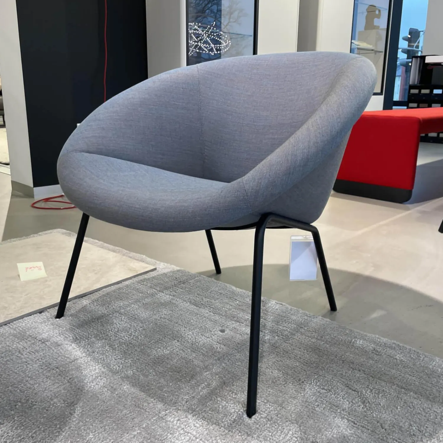 Walter Knoll Relaxsessel|Sessel 369-10 Stoff 26 734 Grau