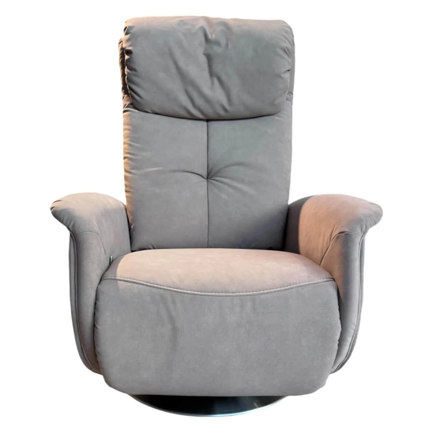 himolla Relaxsessel|Sessel 9716 Stoff AquaClean Smoke Beige Grau mit Gasdruckfeder