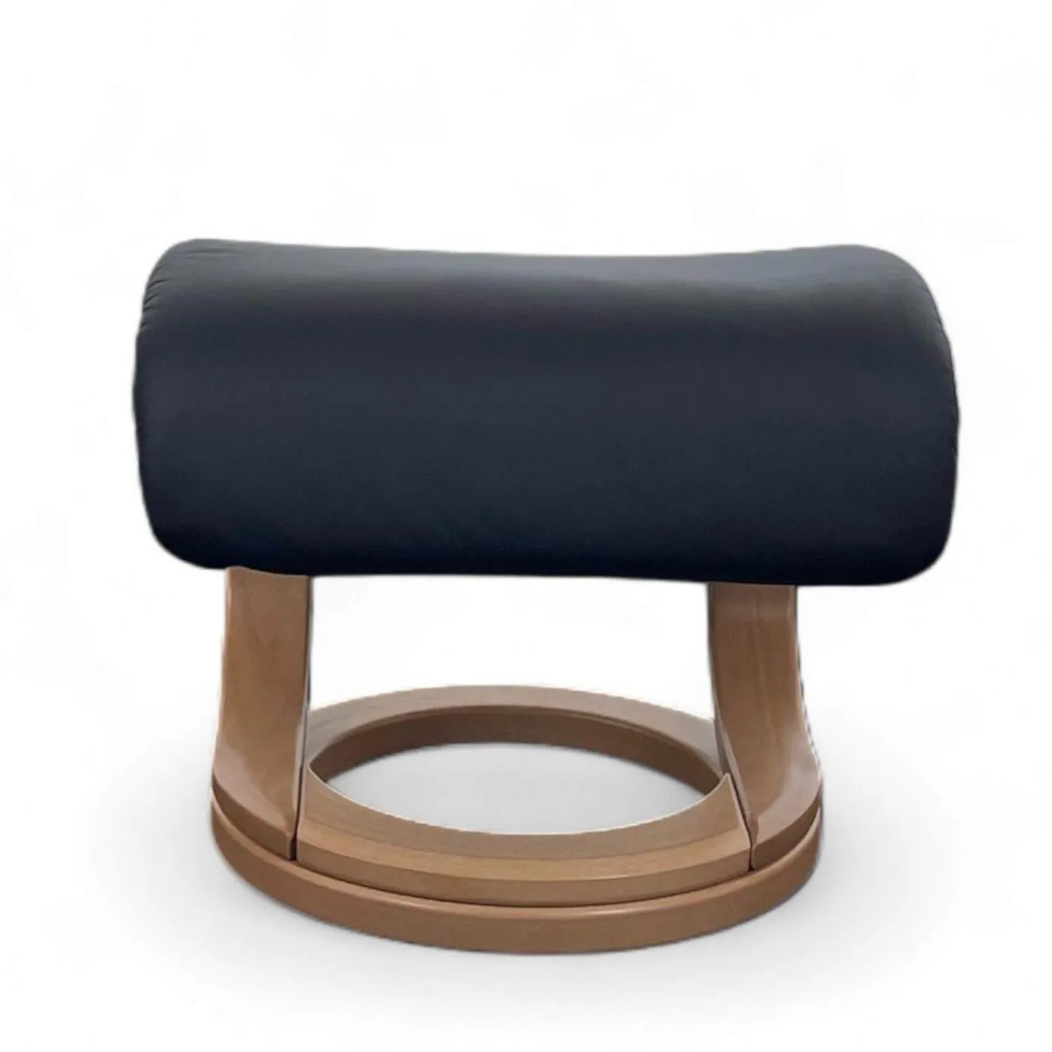 himolla Relaxsessel|Sessel 7037 Zero Stress Echtleder Longlife Black Schwarz Gestell Buche Inklusive Hocker