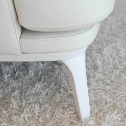 Bielefelder Werkstätten Relaxsessel|Sessel Amy Leder Normanndie Weiß