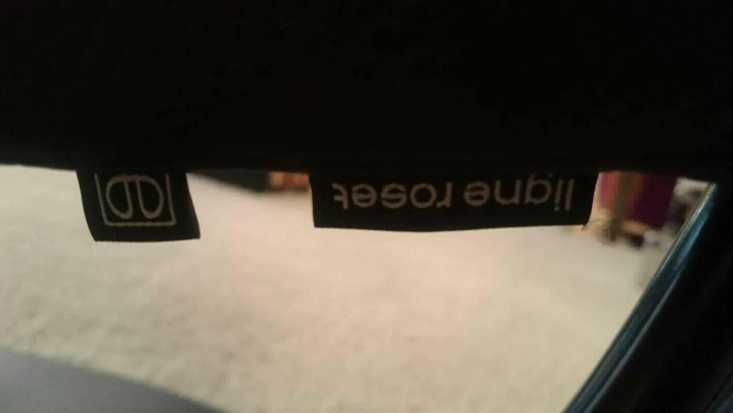 Ligne Roset Relaxsessel|Sessel Anneau Leder U Oregon Brun Braun Gestell Schwarz mit Hocker