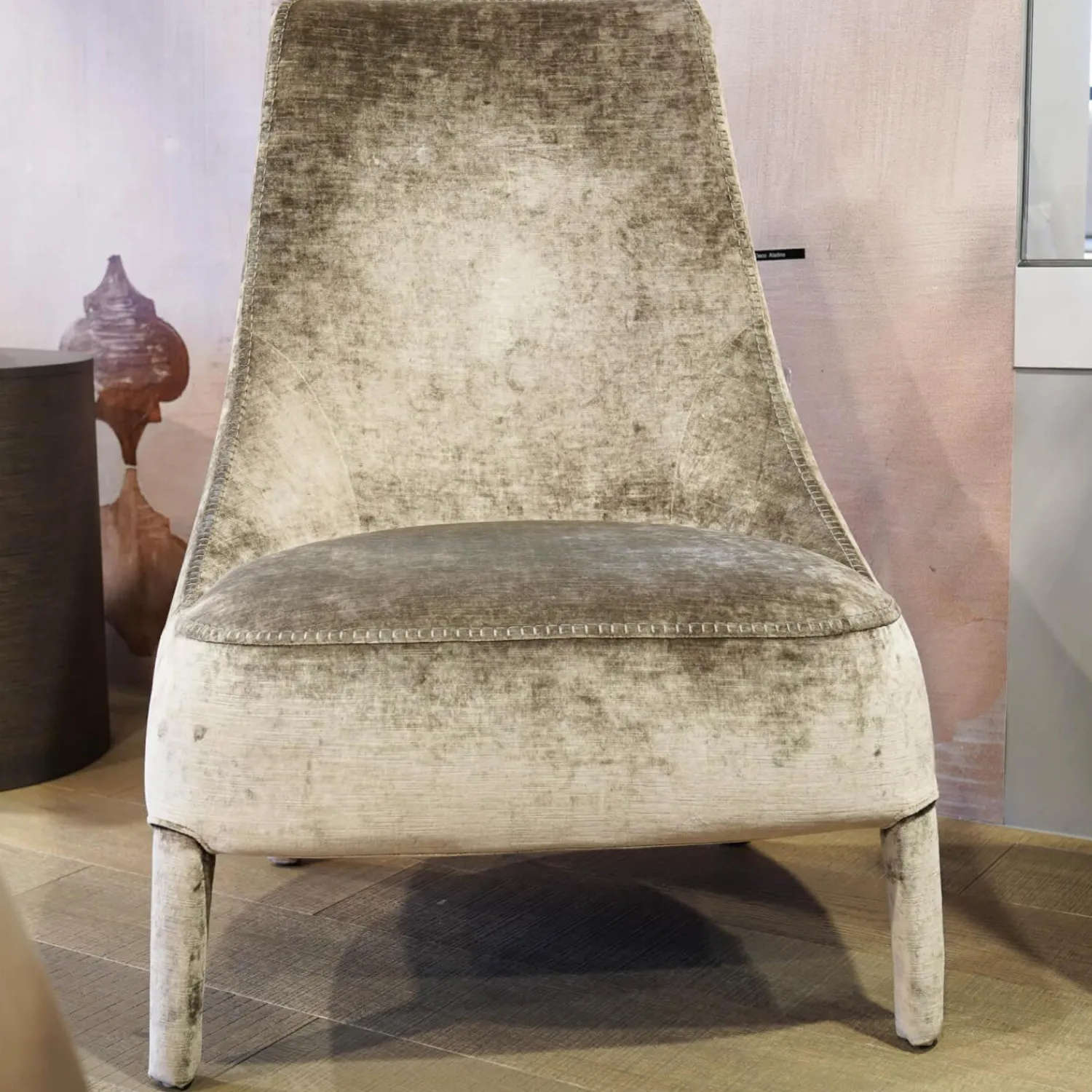 B&B Italia Loungesessel|Sessel Apta Febo Bezug Stoff 2474203 Samara Sandfarben