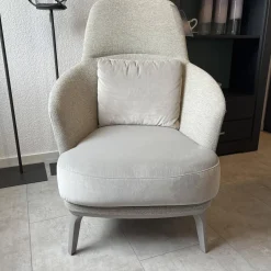 Bielefelder Werkstätten Loungesessel|Relaxsessel|Sessel Ashton Hauptbezug Ruben 1724-272 Sitz und Rücken Bezug Amica 1731-474