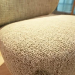 Walter Knoll Loungesessel|Sessel Bao Klein Stoff Sorel Smoke Quarz Beige Rücken Elen Taupe Beige Drehteller Schwarz