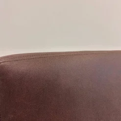 Walter Knoll Loungesessel|Sessel Berlin Chair Leder Vintage 65 1412 Chestnut Braun Gestell Schwarz Chrom Mit Kunststoffgleitern