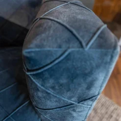 Troels Relaxsessel|Sessel Block Bezug 517 Soft Skin Rhombus 05 Blue