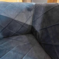 Troels Relaxsessel|Sessel Block Bezug 517 Soft Skin Rhombus 05 Blue