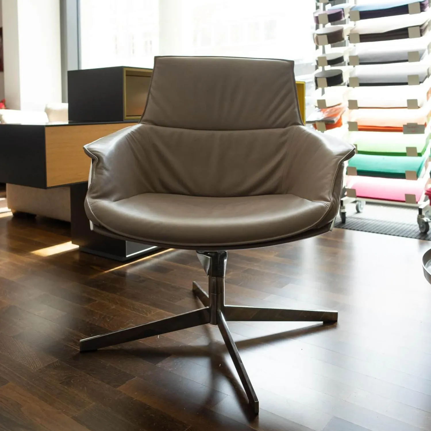 IP Design Relaxsessel|Sessel Bond Leder III Space Achat Beige Grau