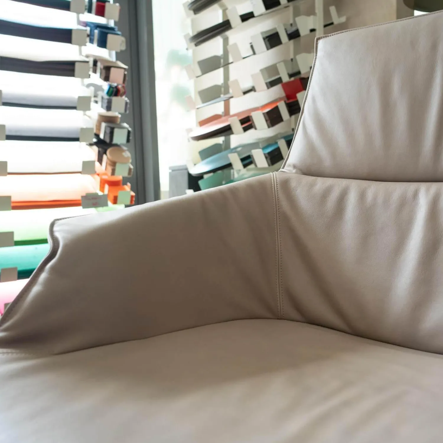 IP Design Relaxsessel|Sessel Bond Leder III Space Achat Beige Grau