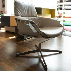 IP Design Relaxsessel|Sessel Bond Leder III Space Achat Beige Grau