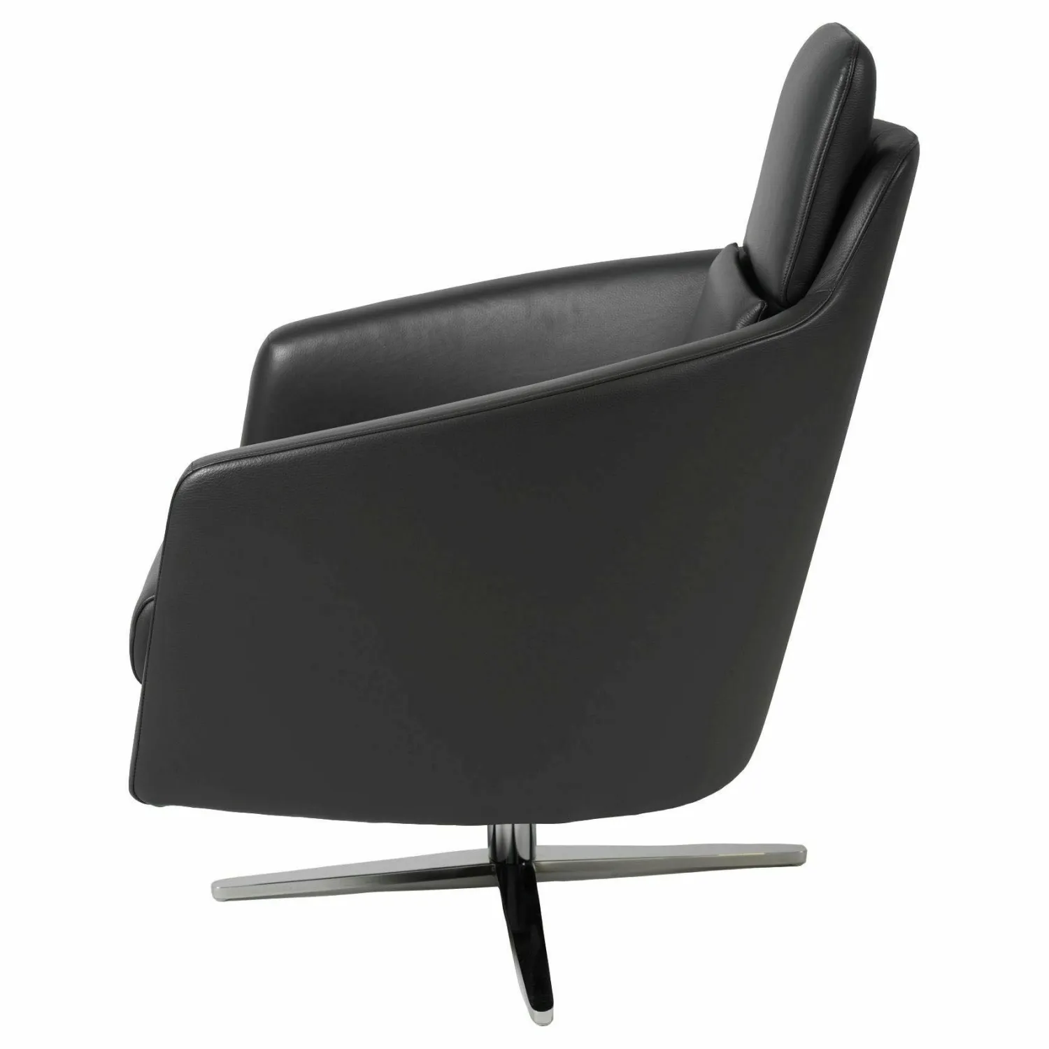 IP Design Fernsehsessel|Relaxsessel|Sessel Boss 129-1000 Leder Galaxy Graphit Grau Manuell Verstellbar