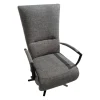 Poco Relaxsessel|Sessel Brixton Style ModernBrixton Style Grau Sternfuß Schwarzmatt Verstellung Mechanisch