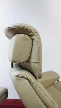 Stressless Relaxsessel|Sessel Capri S Leder Grün Paloma Signature mit Hocker