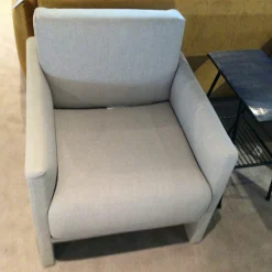 Rolf Benz Loungesessel|Sessel Cara 2020/009 Stoff Steingrau Grau Sitzkomfort Classic Mit Kunststoffgleitern