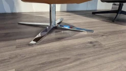 Candy Relaxsessel|Sessel Castello Leder Canyon Cognac Braun Füße Verchromt