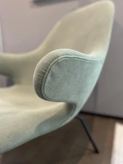 &tradition Relaxsessel|Sessel Catch Lounge Bezug Stoff Linara 249 Gestell Stahlrohr Pulverbeschichtet Schwarz