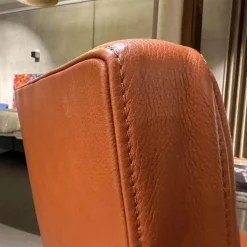 Poltrona Frau Einzelstühle|Sessel Chancellor Conference Leder SC75 Cognac Braun mit Arm