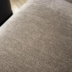 Molteni & C Relaxsessel|Sessel Chelsea CP0 1 Stoff Kubrick K 1930 Grau Gestell Eukalyptus Mit Hocker Leder Luxor L1364