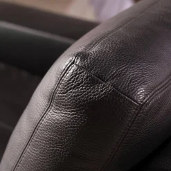 Erpo Loungesessel|Sessel CL 200.12 Bezug Leder 43 Schwarz 43.136