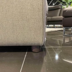 Erpo Relaxsessel|Sessel CL 190 Stoff Rye 2025.58 Beige Holzfüße Wenge