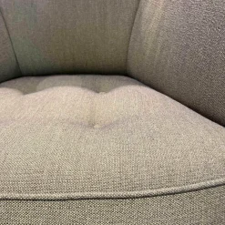 Erpo Relaxsessel|Sessel CL 190 Stoff Rye 2025.58 Beige Holzfüße Wenge