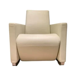 Erpo Relaxsessel|Sessel Classics 164 Leder 43.990 Weiß Kufe Metall