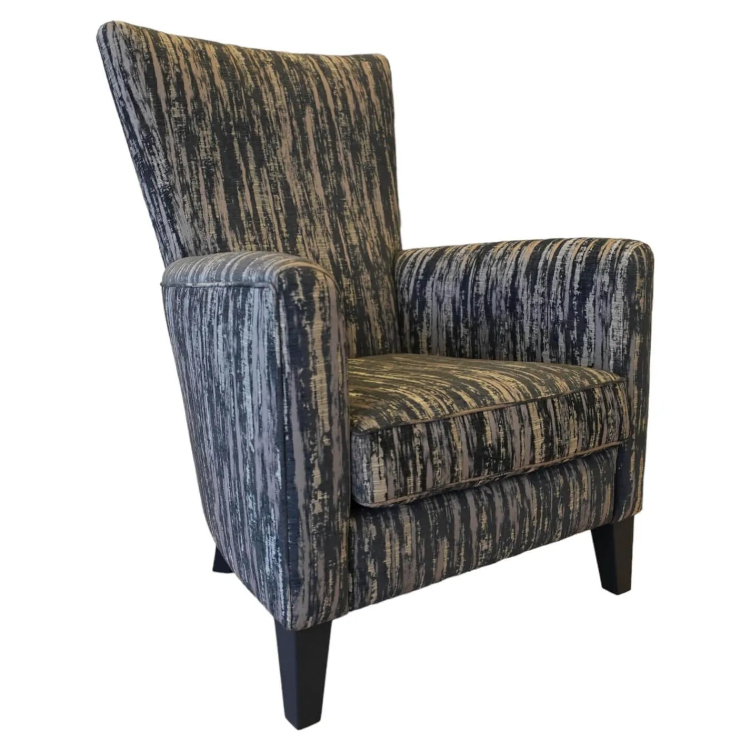 Bielefelder Werkstätten Loungesessel|Relaxsessel|Sessel Contessa BW 110 1000 Jab 9 2366 050 Graublau Massivholzgestell Schwarz