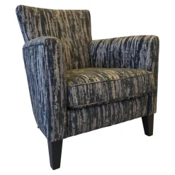 Bielefelder Werkstätten Relaxsessel|Loungesessel|Sessel Contessa BW 109 1000 Stoff Graublau Jab 9-2366-050 Füße Graublau Massivholz Schwarz Lackiert