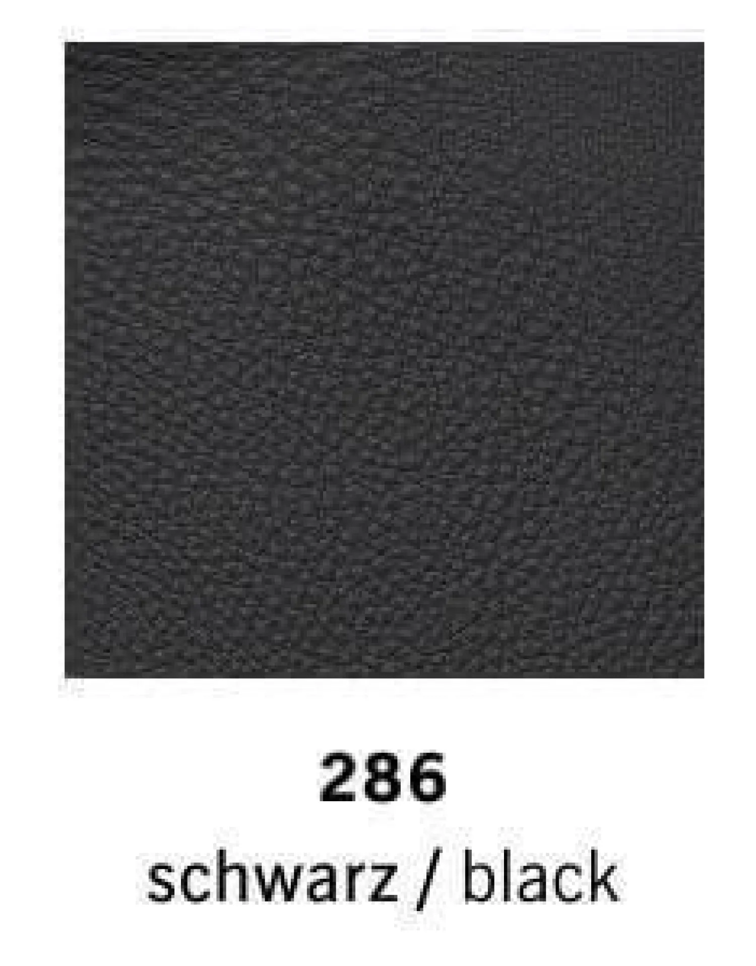 COR Loungesessel|Sessel dia Lounge Korpus 286 Leder Schwarz Sitz Stoff 9131 Anthrazit mit Hocker