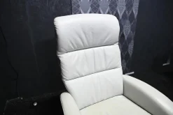 Steinpol Relaxsessel|Sessel Cosimo Comfort Lux Leder Rancho Stone mit Manueller Relaxfunktion