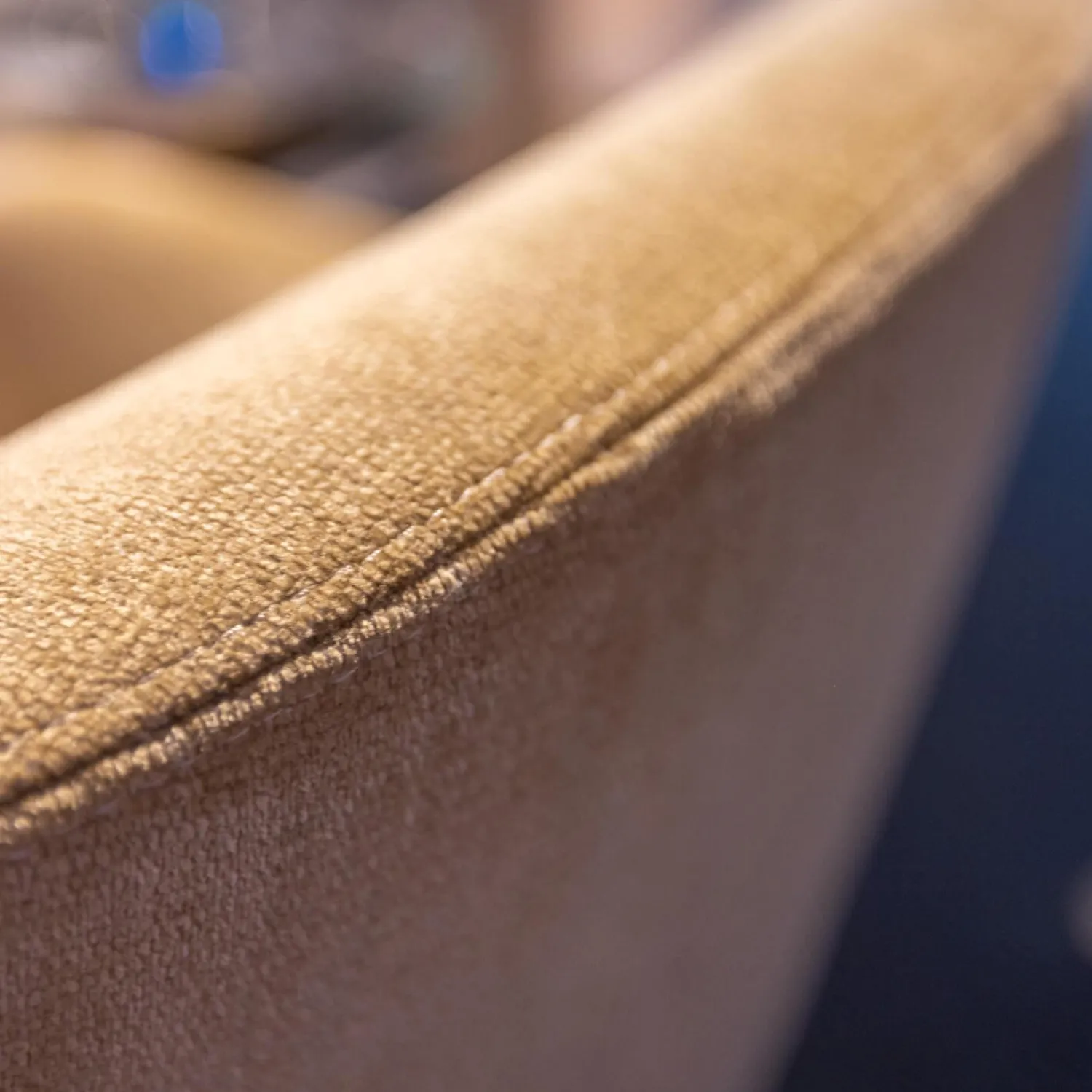 Molteni & C Loungesessel|Sessel D.151.4 Bezug Stoff Kubrick K 1951 Beige Gestell Amerikanisches Nussbaumholz