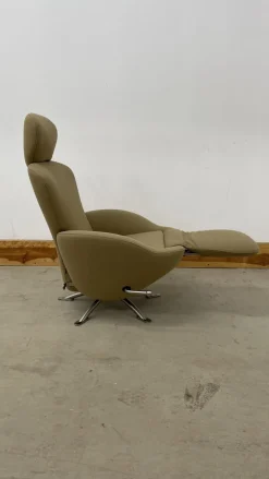 Cassina Relaxsessel|Sessel Dodo K10 Bezug Stoff Hallingdal Farbe 224 Verstellbar Im Rücken Und Fußbereich