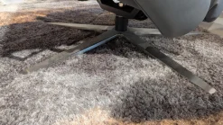 Hukla Relaxsessel|Sessel Dreamline 02 Leder Vivre Steel Grau Sternfuß Edelstahl Mit Kopfteilverstellung